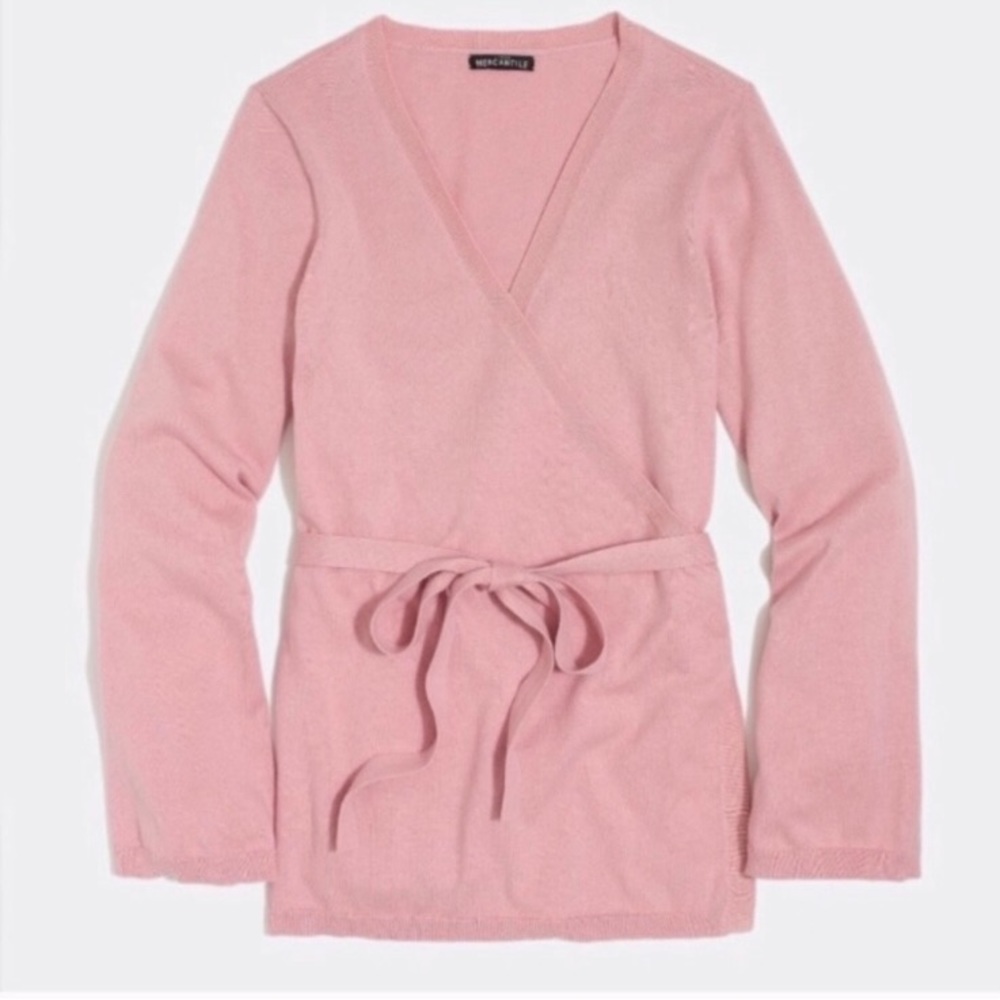 Jcrew mercantile kimono style sweater in pink